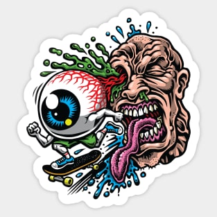 Eye Skate Sticker